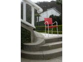 Кресло пластиковое PAPATYA Karea алюминий, полипропилен, стекловолокно красный Фото 5