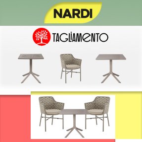 Новые комплекты мебели Nardi и Tagliamento