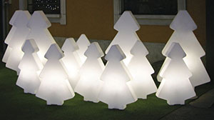 Светящаяся елка для оформления помещений